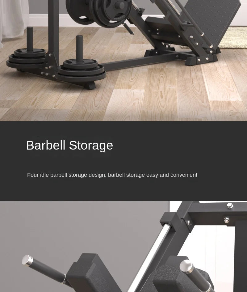 Commercial Leg Press & Hack Squat Machine Heavy Duty Leg Training Equipment for Gym and Home Use