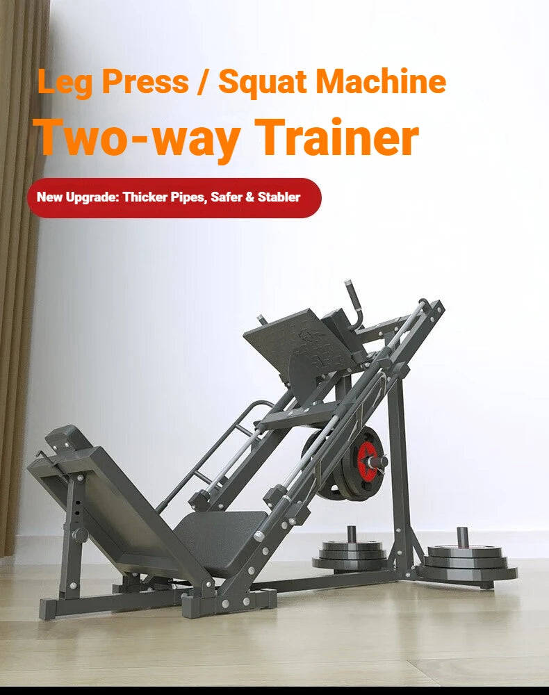 Leg Press Machine, Heavy Duty Weight Training Equipment, Adjustable Leg Exercise Machine for Home Gym