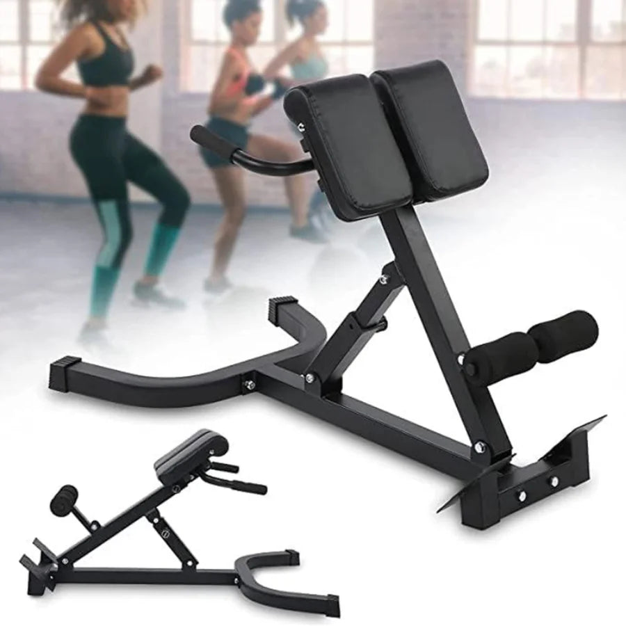 Roman Chair Hyperextension Bench Indoor Waist Stretch Fitness Chair Multifunctional Home Gym Workout Equipment