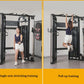Commercial Dual Cable Crossover Machine Functional Trainer Home Gym Fitness Equipment For Full Body Workout
