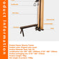 Wall Mounted Cable Pulley Machine with Pull Up Bar, Lat Pulldown Bench, Home Gym Strength Training Equipment