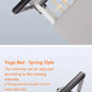 Foldable Pilates Reformer Machine Home Gym Yoga Bed with Adjustable Springs Resistance Bands Core Training Equipment