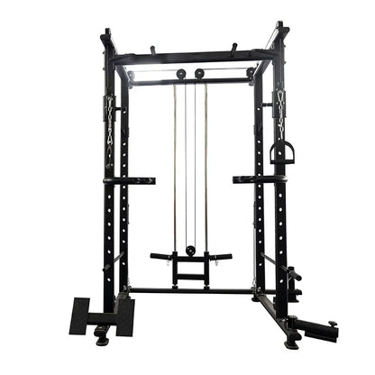 Multifunction Smith Machine Power Cage Cable Crossover Home Gym Fitness Equipment