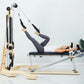 Professional Pilates Reformer Machine with Tower, Wooden Gyrotonic Trainer for Core Strength & Flexibility Training