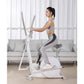 2 in 1 Elliptical Exercise Bike Foldable Cardio Trainer Indoor Fitness Machine with LCD Monitor for Home Gym