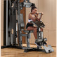 Home Single Station Gym Machine Multi-Functional Weight Training System For Full Body Strength Workout