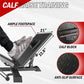 Leg Press Machine for Home Gym, Seated Calf Raise and Hack Squat Equipment, Lower Body Strength Trainer