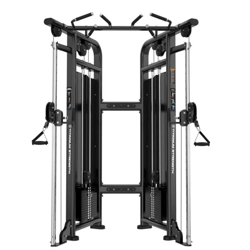 Commercial Dual Cable Crossover Machine Functional Trainer Home Gym Fitness Equipment For Full Body Workout
