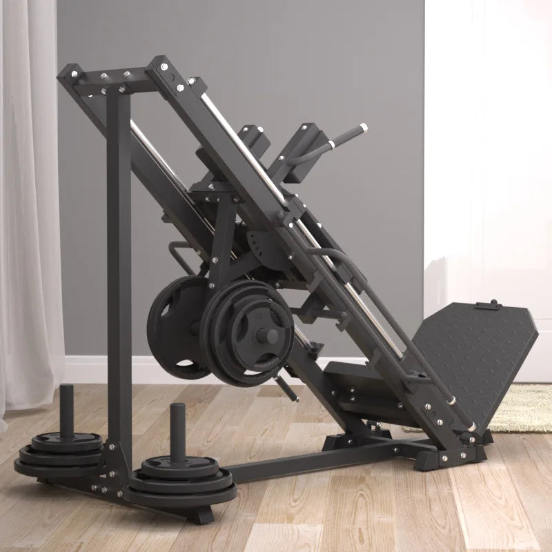 Commercial Leg Press & Hack Squat Machine Heavy Duty Leg Training Equipment for Gym and Home Use