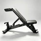 Adjustable Weight Bench Incline Flat Bench Press with Preacher Curl Pad Multi-Function Home Gym Strength Training Equipment