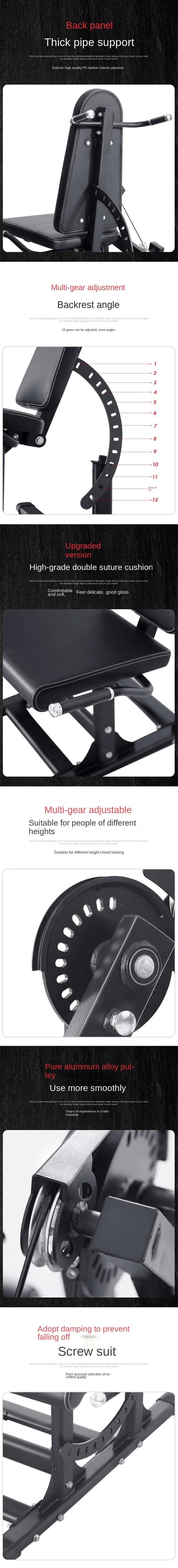 Leg Extension and Leg Curl Machine, 2-in-1 Seated Leg Strength Trainer for Home Gym, Adjustable Leg Exercise Equipment for Hamst
