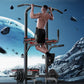 All-in-One Home Gym Power Tower with Weight Bench, Dip Bars & Pull Up Bar for Push-ups, Dips, Pull-ups, Leg Raises