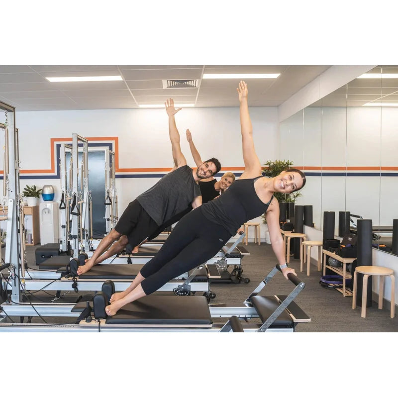 Professional Pilates Reformer Machine Aluminum Alloy Full Track Core Bed for Yoga Studio Gym