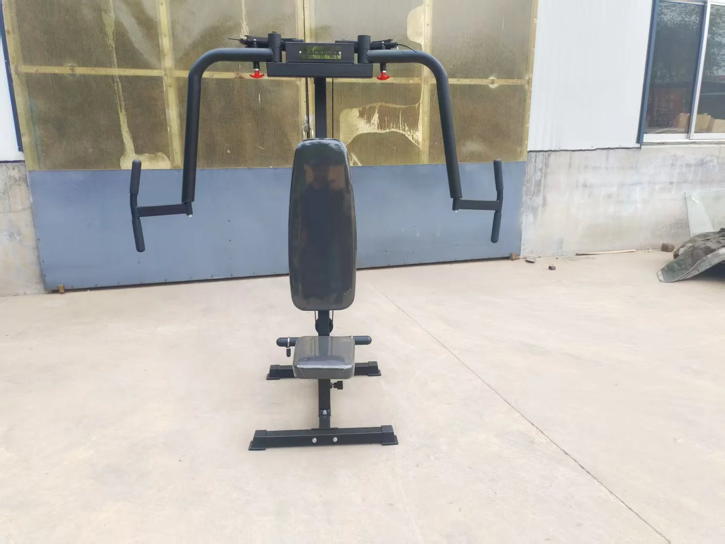 Heavy Duty Pec Deck & Rear Delt Fly Machine, Adjustable Weight Stack Chest and Back Trainer for Home & Commercial Gym