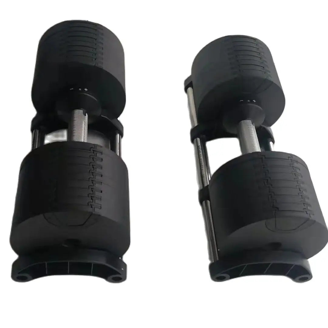 Adjustable Dumbbell Pair 2kg(5lb) or 4kg(9lb) Increase Max 50kg(110lb) Home Gym Weight Set