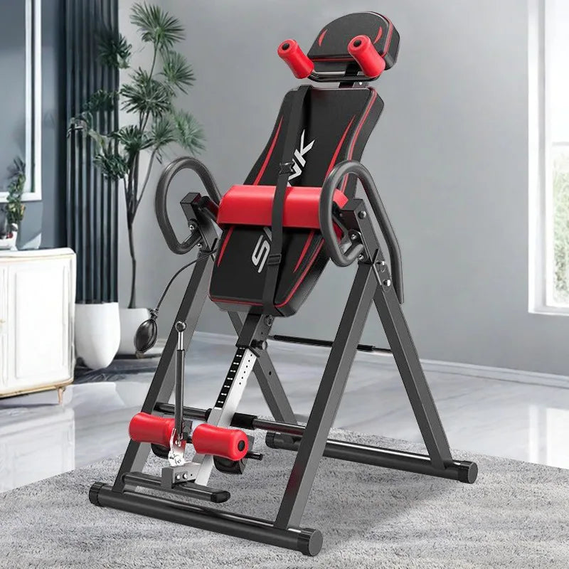 Inversion Table with Adjustable Headrest Back Stretcher Home Gym Fitness Equipment