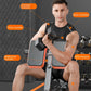 Adjustable Roman Chair Hyperextension Bench Back Extension Abdominal Core Trainer Home Gym Fitness Equipment