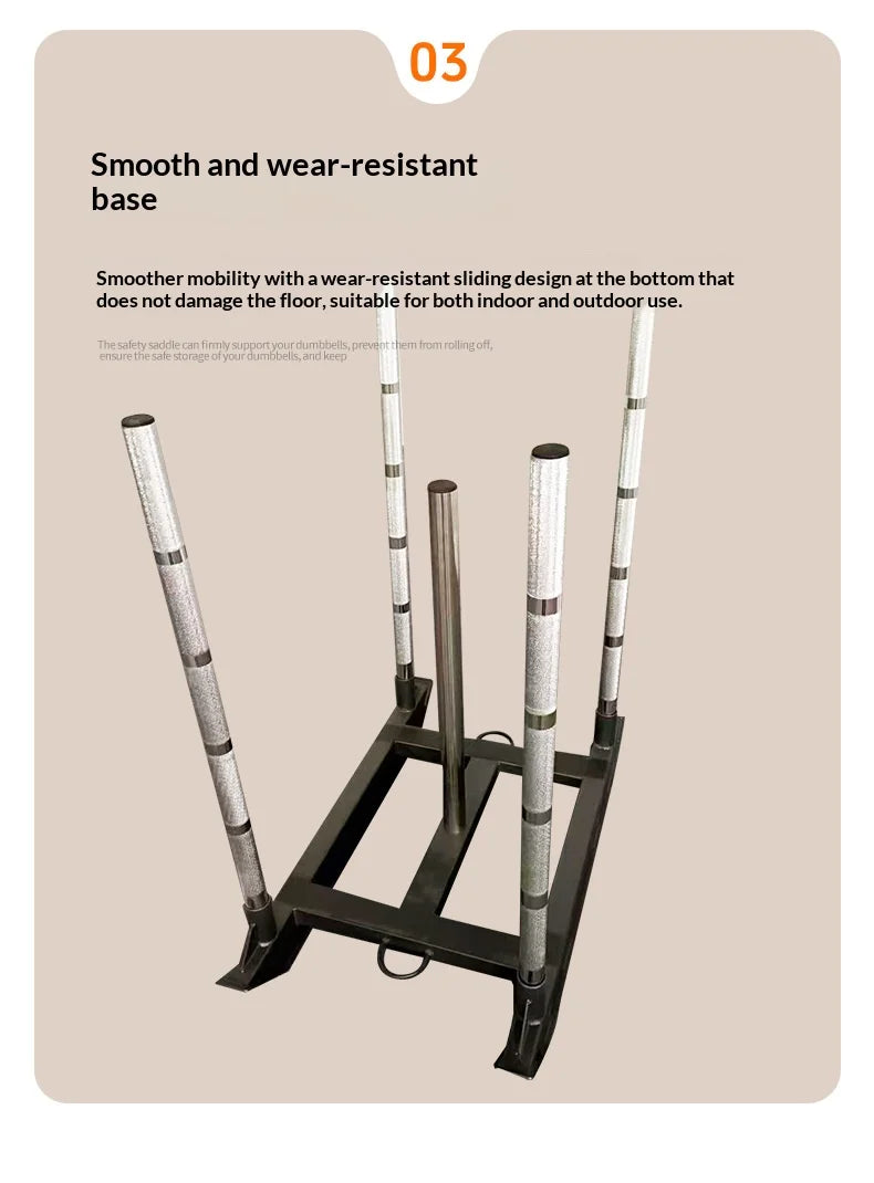 Heavy Duty Steel Gym Weight Plate Rack f