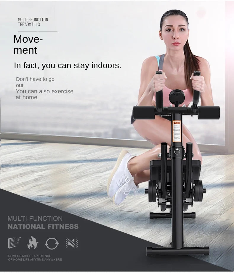 Abdominal Trainer Waist Shaping Machine, Portable Abdominal Crunch Workout Equipment, Home Gym Waist Belly Fitness Trai