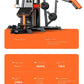 Heavy Duty 3 Station Functional Trainer Power Rack Cable Crossover Squat Rack Gym Machine