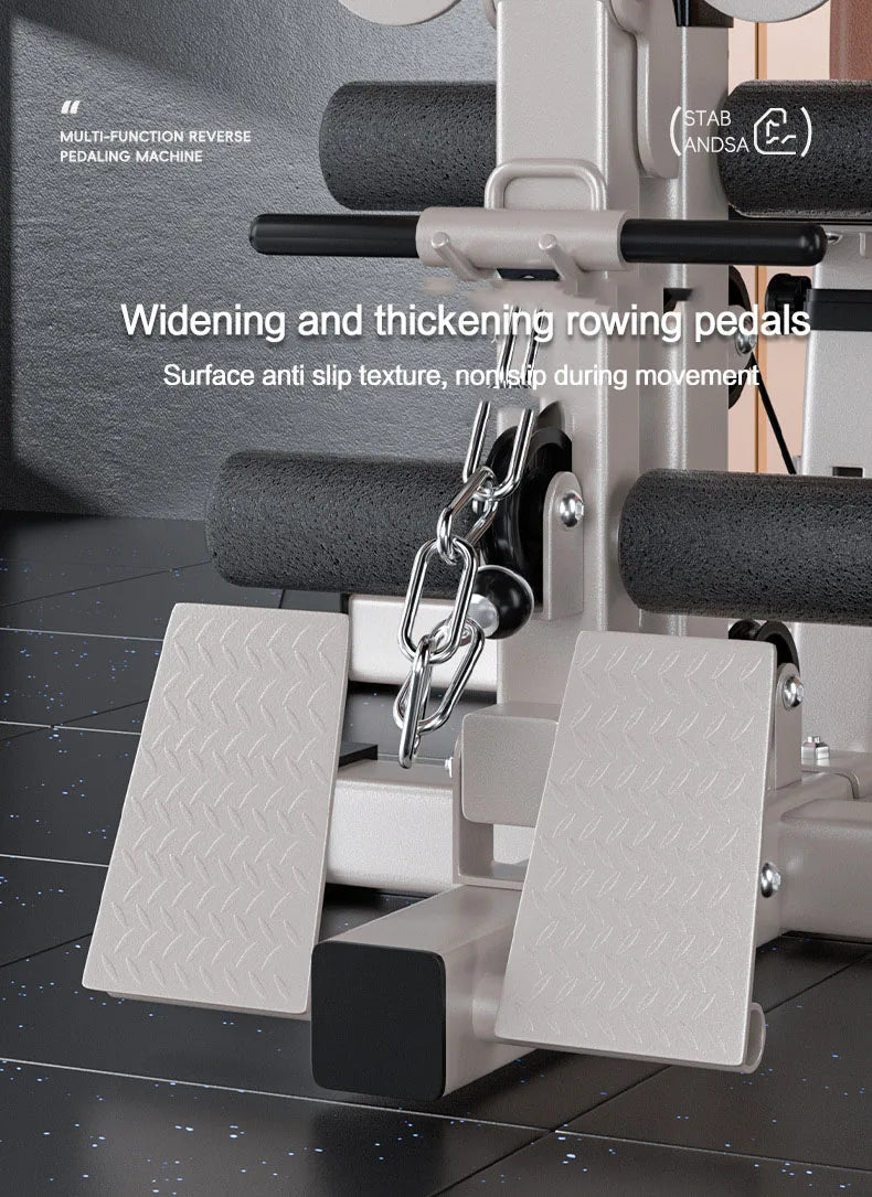 Multi Function Home Gym Equipment, Multi Purpose Strength Training Station for Full Muscle Training, Home & Small Gym Use