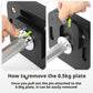 Adjustable square dumbbells, 1kg adjustable quick-lock dumbbells, non-slip handles, home gym strength training equipment.