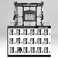 Multifunctional All-in-One Smith Machine Cable Crossover Trainer, Heavy Duty Full Body Strength Training Gym Equipment with Weig
