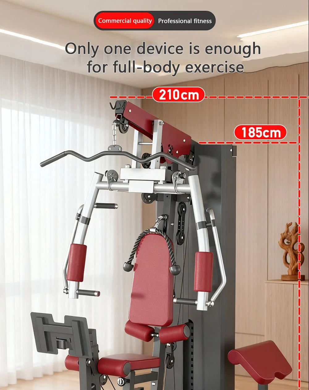 Multi-Function Home Gym Station - Full Body Strength Training Equipment