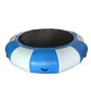 Inflatable Water Trampoline, Large Floating Water Bouncer with Ladder, Outdoor Lake Ocean Water Sport Trampoline for Adults Kids