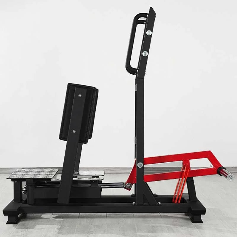 Hip Thrust Machine, Heavy Duty Glute Trainer with Weight Plate Loading, for Home Gym & Commercial Studio