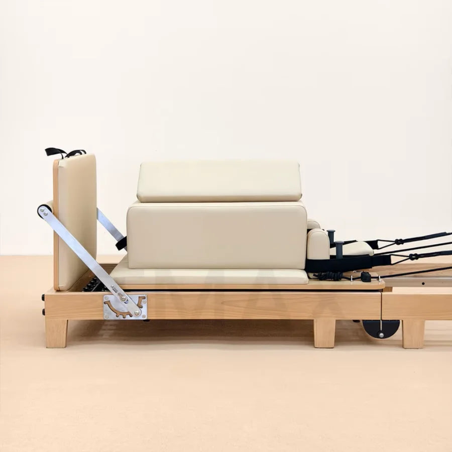 Foldable Pilates Reformer Bed Home Yoga Core Training Bed Large Body Shaping Fitness Equipment