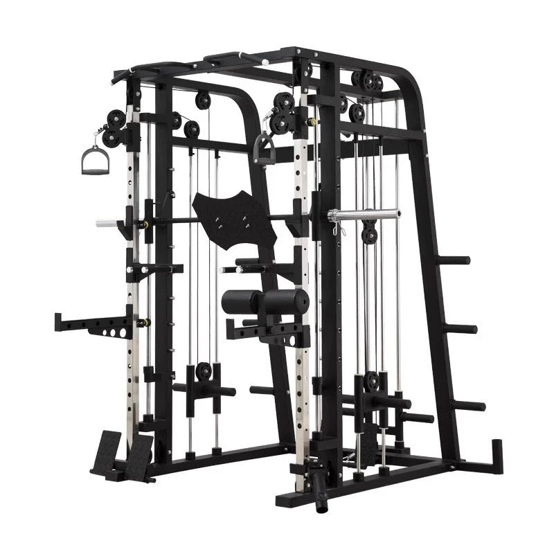Integrated Long Frame Squat Rack Commercial Home All-in-one Smith Machine Bird Gym Comprehensive Fitness Equipment