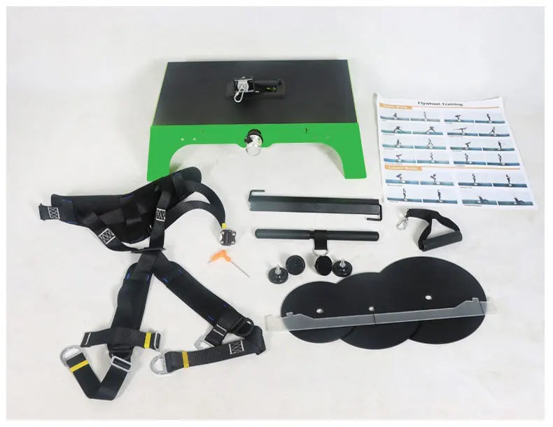 Flywheel Resistance Trainer Eccentric Pull Exerciser Overload Flywheel Resistance Training Device Home Outdoor Fitness Equipment