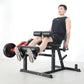 Leg Extension & Curl Machine, Plate Loaded 2-in-1 Leg Exercise Machine, Home Gym Quad & Hamstring Workout Equipment
