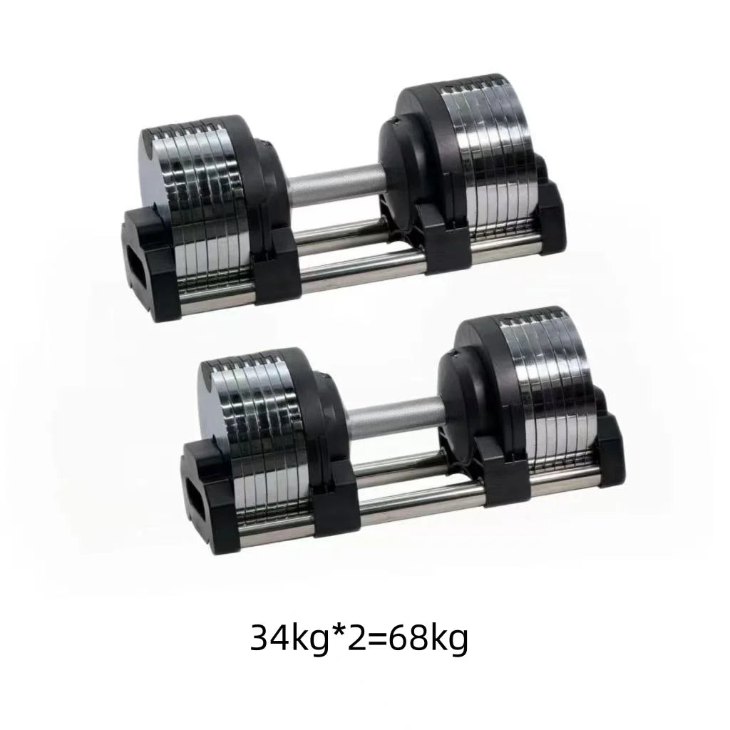 Adjustable Dumbbells Pair with 1kg Increments