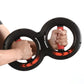 8-Shaped Arm Exerciser, Power Twister Forearm Wrist Trainer, Resistance Workout Equipment for Arms, Shoulders & Chest