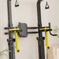 Foldable Free Standing Pull Up Bar Station, Multi-Function Home Gym Dip Station, Adjustable Height Chin Up Bar for Adults Kids