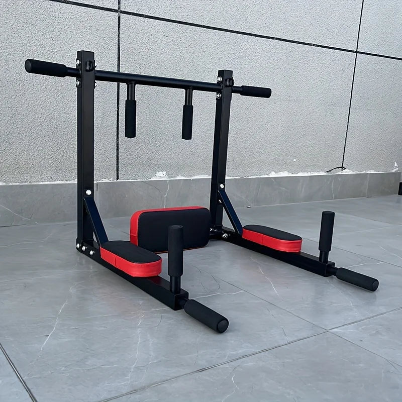 Multifunctional Dip Station with Push Up Bars - Home Gym Parallel Bars for Calisthenics, Pull-Ups, Dips, Core Training