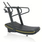 Non-Motorized Curved Treadmill Commercial Grade Manual Air Runner for Gym Fitness, Self-Powered Curved Treadmill for HIIT Workou