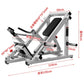 Plate Loaded T Bar Row Machine Commercial Chest Supported Row Gym Equipment