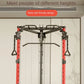 Multi-Functional Cable Crossover Machine, Home Gym Functional Trainer with Adjustable Pulley