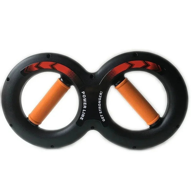 8-Shaped Arm Exerciser, Power Twister Forearm Wrist Trainer, Resistance Workout Equipment for Arms, Shoulders & Chest