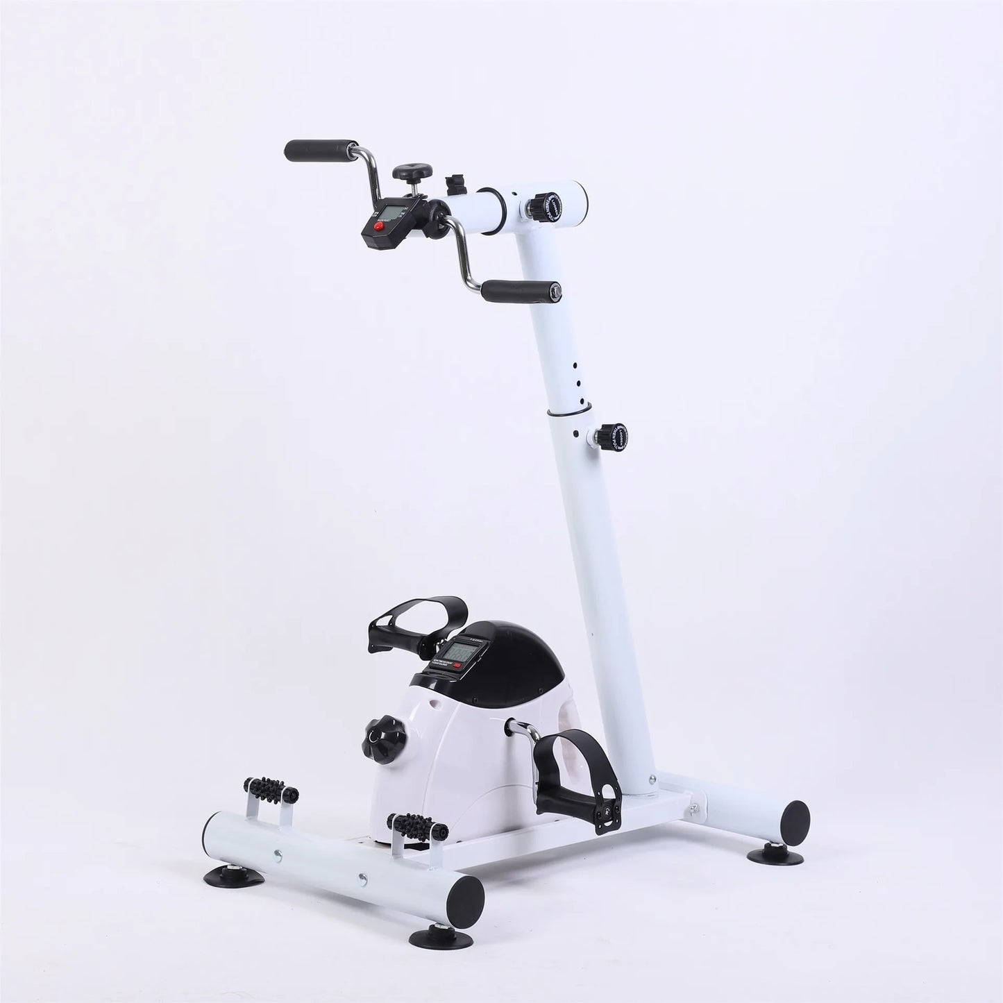 Adjustable Arm & Leg Exercise Bike, Upper and Lower Limb Rehabilitation Trainer, Home Fitness Pedal Exerciser for Elderly, Disab