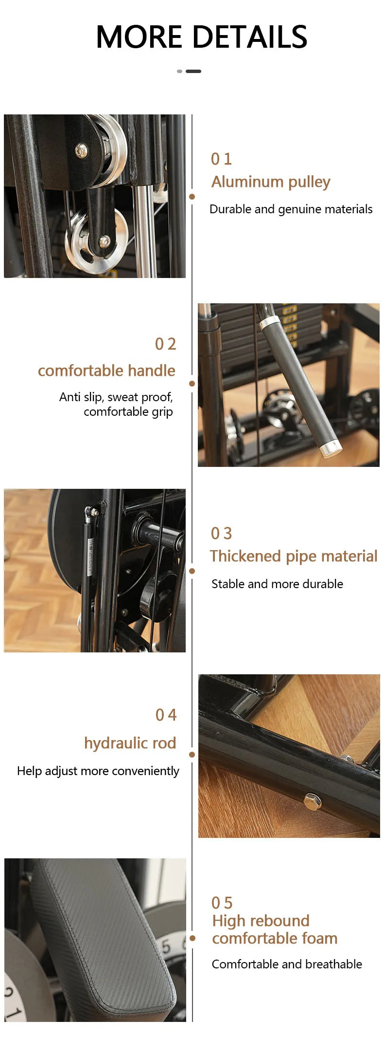 Commercial Multi-Hip Machine Gym Equipment Adjustable Weight Stack Strength Training Machine for Glutes Legs Hips Workout
