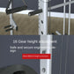 Commercial Grade Smith Machine Power Cage, All-in-One Home Gym Equipment with Cable System, Squat Rack & Weightlifting Station f