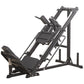 2-in-1 Leg Press Hack Squat Machine, Heavy Duty Fitness Equipment for Strength Training