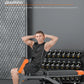 Adjustable Roman Chair Hyperextension Bench Back Extension Abdominal Core Trainer Home Gym Fitness Equipment