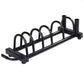 Weight Plate Storage Rack, Commercial Grade Horizontal Plate Organizer with Transport Wheels for Home & Commercial Gy