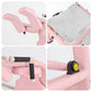Pink Commercial Hack Squat Machine Plate Loaded 2-in-1 Leg Press Gym Equipment for Home & Studio Leg Strength Training
