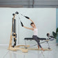 Wooden Pilates Reformer with Tower Gym Equipment for Yoga Studio Home Core Training Fitness Machine
